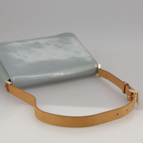 Louis Vuitton Thompson Street Handbag Monogram Vernis Purple Patent_Leather Bag